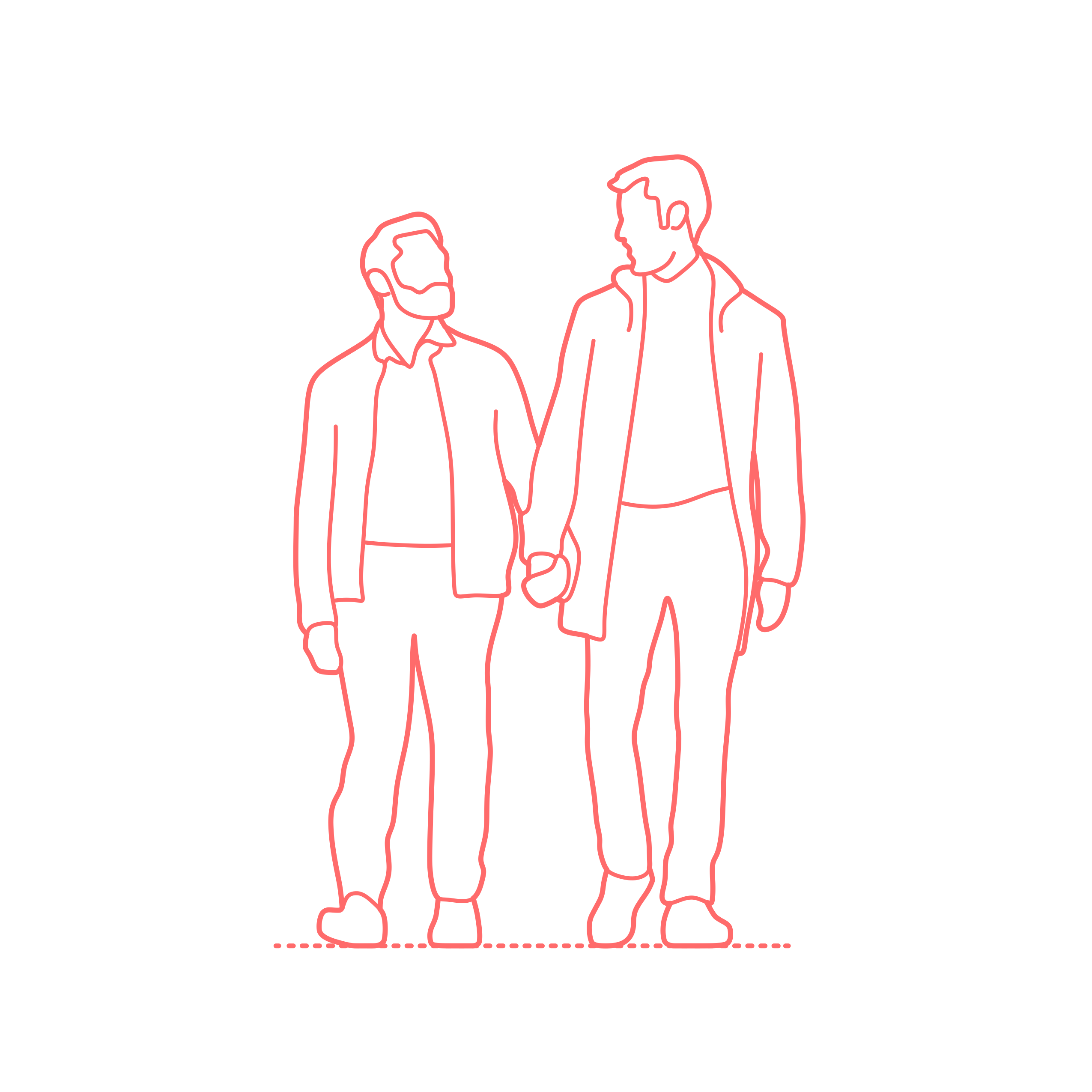 Humans Poses Holding Hands Young Adults Men Front Tracing Svg Vector Free Vectors